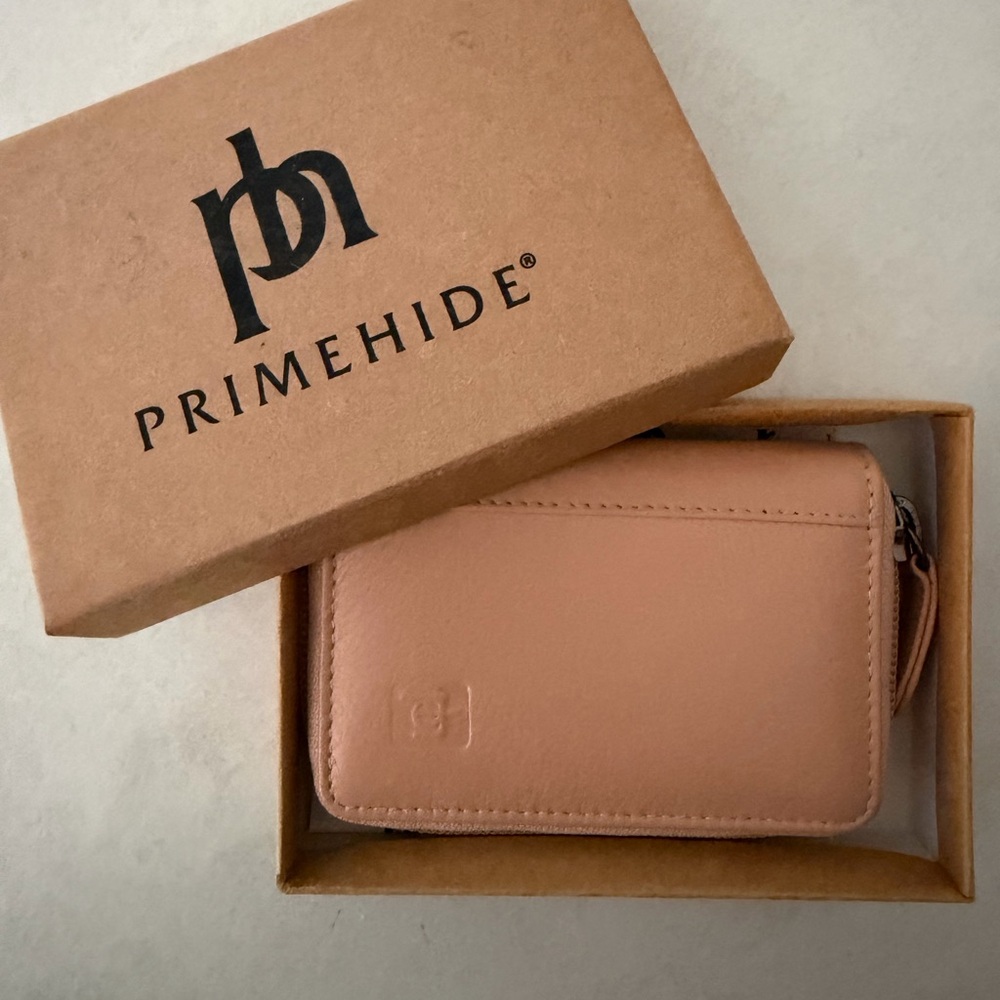 NEW! Primehide Concertina Credit Card Wallet in Blush